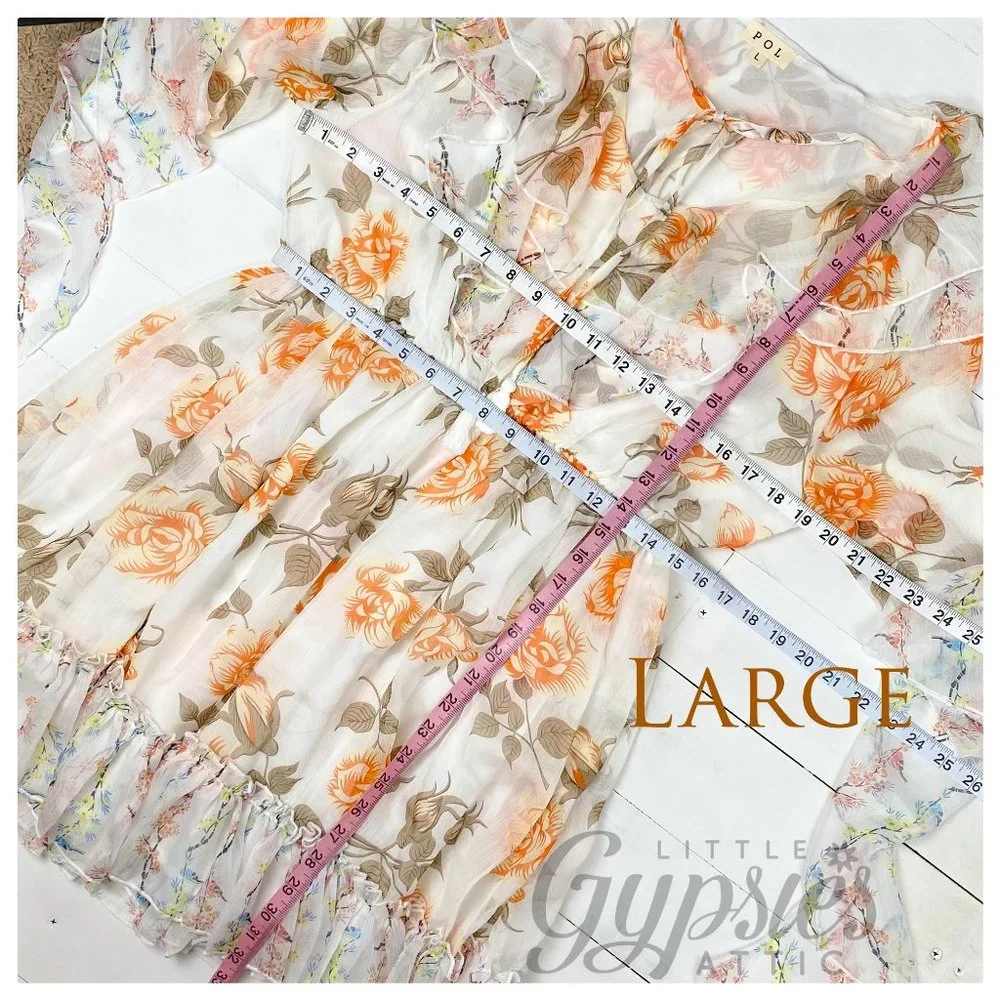 POL Fairy Garden Farmhouse Mini Dress - Picture 13 of 16